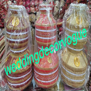 Punjabi Wedding Jago Decorated Traditional Jago Pot Ceremony Decoration Colorful Festive Event <b>Prop</b> - Product Image 3