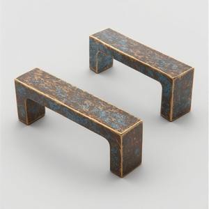 Juego de Manijas de Puerta de Latón Resistente para Dormitorio, Baño, Cocina y Puertas de Apartamento - Diseño Moderno, Fácil Instalación - Product Image 2