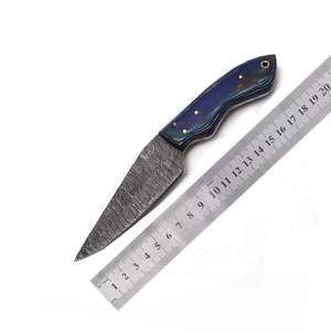 Couteau à lame fixe Mortal Blades en acier 1095, pointe tombante, couteau à dépecer de qualité industrielle, manche en bois de rose, couteau de chasse et de camping personnalisé OEM - Product Image 6