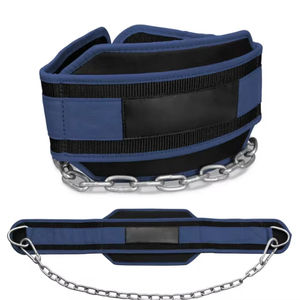 Cinturón de Neopreno Resistente para Levantamiento de Pesas con Cadena de Acero para Dominadas, Levantamiento de Pesas, Culturismo y Entrenamiento de Fuerza - Product Image 4