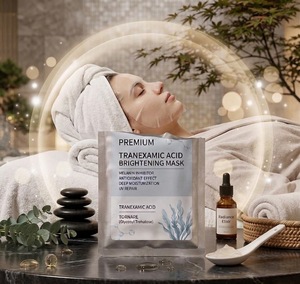 Faible MOQ 1000 pièces, masque éclaircissant pour le visage à l'acide tranexamique, marque privée, fabricant OEM ODM de produits de soin de la peau - Product Image 6