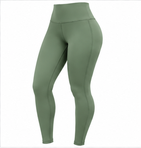 <b>Women</b> Sports <b>Leggings</b> High Waist <b>for</b> Yoga Running Fitness Workout Pants Seamless <b>Compression</b> Breathable Activewear Solid - Product Image 5