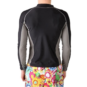 Rashguard de sport personnalisé à sublimation, compression, séchage rapide, extensible, pour entraînement en salle de sport, OEM - Product Image 3