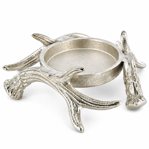 Support de bougie décoratif en aluminium en forme de bois de cerf pour la décoration de mariage, d'hôtel et d'événements - Product Image 1