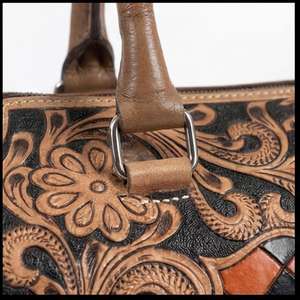 Sac de voyage mini-sac de sport de luxe en cuir véritable sculpté à la main, motif damier, résistant à l'eau, léger - Product Image 4