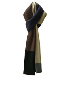 Bufanda de Cachemira 100% Tejida para Hombre, a la Moda, con Borde de Canalé de Calibre 12, Lisa, para Invierno, Hilo Más Suave, Cálida, Ligera y Duradera - Product Image 6