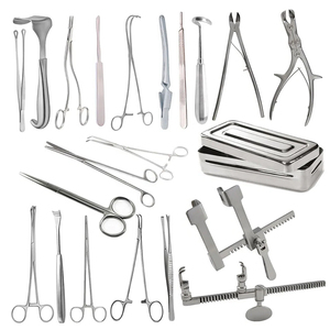Juego de Instrumentos Quirúrgicos para Toracotomía SureMed, Kit de 24 Piezas, Retractor de Acero Inoxidable de Grado Médico, Uso General - Product Image 1