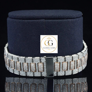 Reloj de Diamantes Totalmente Blanco para Negocios, Eventos Formales y Oficina, Disponible a Precio Accesible, Venta al Por Mayor - Product Image 6
