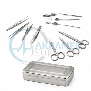 Juego de 92 Instrumentos Básicos para Cirugía Menor con Caja de Esterilización de Acero Inoxidable, Instrumentos Quirúrgicos con Certificación CE - Product Image 2