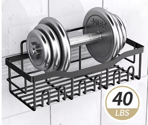 OEM/ODM Vietnam 5 Pack Metal Wall Mounted Corner <b>Shower</b> Caddy Rack Space Saving Kitchen <b>Storage</b> Organizer Set - Product Image 5