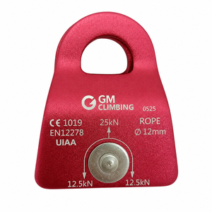 AP-041 Polea Lateral Móvil de Aleación de Aluminio Anodizado Ligero, Certificación CE, Marca HM, Resistencia a la Rotura de 25kN, 13mm, Color OEM - Product Image 1