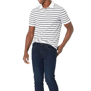 Polo de golf à manches courtes pour homme avec logo personnalisé, nouveau design tendance, tissu jersey, polyester, élasthanne, grandes tailles, service OEM - Product Image 4