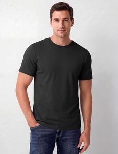 T-shirt pour homme en spandex/coton, col rond, vente en gros, décontracté, manches courtes, respirant, écologique, doux pour la peau, confortable - Product Image 4