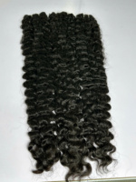 Expédition immédiate ! Extensions de cheveux humains bouclés naturels Remy, alignés aux cuticules, ondulés, style vietnamien/birman, en gros