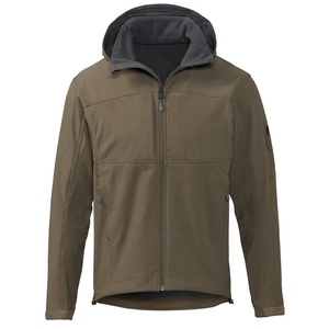 Veste de chasse d'hiver, tissu en toile 100% coton, poids lourd, logo personnalisé, respirante, coupe-vent, chaude, fermeture éclair, vêtements de chasse d'extérieur - Product Image 1