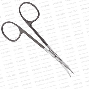 Tijeras Iris Supercut Sin Dientes de 4.5 Pulgadas, Puntas Afiladas de Acero Inoxidable para Cirugía Plástica Facial, Rinoplastia, Blefaroplastia - Product Image 5