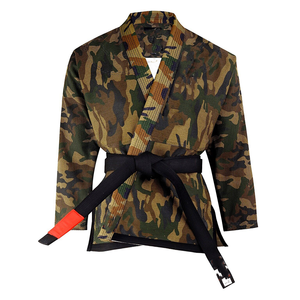 Camuflaje impreso brasileño jiu jitsu Kimono calidad premium BJJ GI logotipo personalizado hombres entrenamiento Judo Karate uniforme - Product Image 5