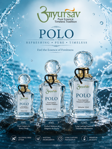 Parfum POLO Attar, fragrance aquatique fraîche et longue durée pour homme |   Parfum de luxe haut de gamme |   Bouteille en verre cristal de 6 ml avec boîte cadeau - Product Image 2