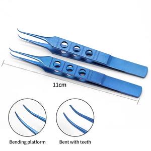 Pinzas de Titanio de 11 cm, Instrumentos Microquirúrgicos de Titanio, Pinzas para Párpados, Oftálmicas - Product Image 3