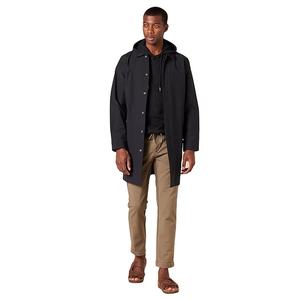 Sweat-shirt à capuche en molleton noir basique en coton doux de qualité supérieure avec impression numérique, logo personnalisé, poche en molleton, décontracté - Product Image 4