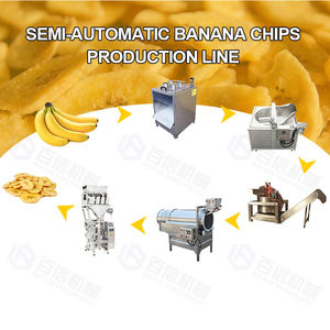 Baixin nouvelle condition automatique banane plantain puces faisant la Machine 50 kg/h ~ 500 kg/h friteuse pour fruits et légumes ligne de Production - Product Image 2
