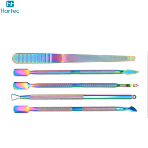 Ergonomic Stainless Steel OEM ODM Service High-Precision Multi-Function Nail Cleaner and Cuticle Pusher Salon Quality <b>Tools</b> - Product Image 2