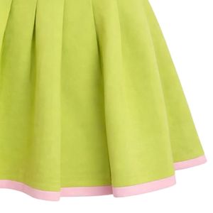 Jupe crayon en maille AKA Ponte pour femme, taille haute, coupe ajustée, rose et verte, extensible, pour le bureau, tenue de sororité grecque, jupe élégante - Product Image 4