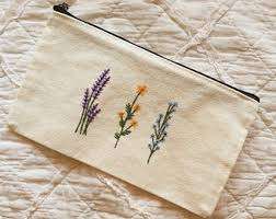 Lavender Linen Moisture Proof <b>Drawstring</b> <b>Pouch</b> with Elegant Burlap Design for Jewelry Packaging and Gift Use (Customizable) - Product Image 5