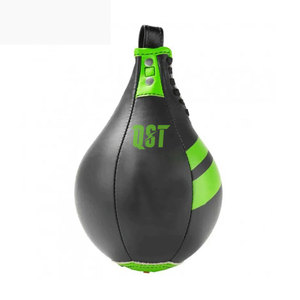 Bolsa de velocidad para boxeo de cuero de vaca, bola de velocidad con soporte para entrenamiento de MMA, sacos de boxeo para golpear - Product Image 2
