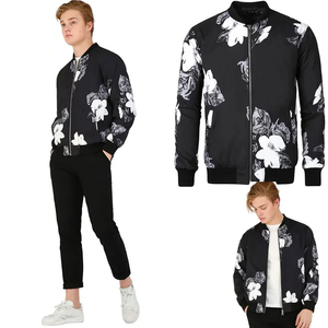 Blousons Bomber Homme Tendance à Manches Longues en Polaire Chauffante – Service OEM Disponible – Blousons Bomber Col Montant - Product Image 1