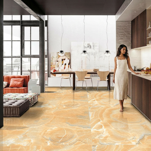 Carreaux de sol et de mur en porcelaine polie brillante Honey Onyx 800x1600mm, design céramique haute brillance, vente en gros - Product Image 5
