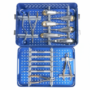 Instrumental Quirúrgico Veterinario para Cirugía Dental de Animales Pequeños con Caja, Juego de 15 Piezas - Product Image 1