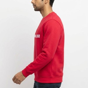 เสื้อสเวตเชิ้ตผ้าฝ้ายเฟรนช์เทอร์รี่ 100% ขายดีอันดับต้นๆ สำหรับผู้ชาย ทรงโอเวอร์ไซส์ ไหล่ตก คอกลม สวมหัว พิมพ์โลโก้ได้ สตรีทแวร์ เนื้อผ้าหนา - Product Image 3
