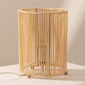 Wedding table <b>lamp</b> high quality natural rattan <b>lamps</b> for tabletop accent manufacturer supply - Product Image 2