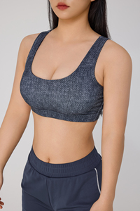 Sujetadores Deportivos de Alta Sujeción Personalizados para Mujer, Resistentes a Impactos, Ecológicos, Tallas Grandes, Secado Rápido, Transpirables, para Yoga (Spandex/Poliéster) - Product Image 4