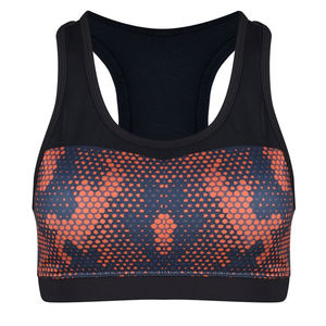 Soutien-gorge de sport respirant Vyrra International pour femme, conception personnalisée, en Spandex/Nylon, dos nageur, maintien élevé, idéal pour le yoga et l'entraînement - Product Image 1