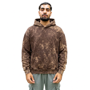 Sweat-shirt à capuche pour homme, surdimensionné, imprimé tie-dye 3D, de haute qualité, 100% coton, tissu molletonné français, streetwear décontracté - Product Image 2