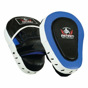 แผ่นซ้อมมวยหนังวัวคุณภาพสูง น้ำหนักเบา ระบายอากาศได้ดี ขายส่ง พร้อมห่วงเกี่ยว สำหรับ MMA คาราเต้ เทควันโด - Product Image 1