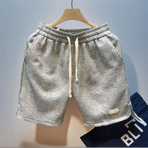 Pantalones Cortos Deportivos de Compresión Tipo Waffle para Hombre, Sólidos, Deportivos, de Secado Rápido, Holgados, Nuevos, de Verano, Casuales, para Playa - Product Image 4