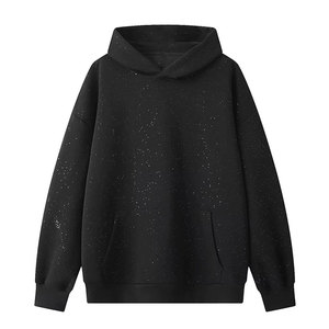 Sudadera con Capucha de Lujo para Hombre con Cristales y Pedrería, Mezcla de Algodón Premium, Estilo Casual y Urbano a un Precio Razonable - Product Image 1