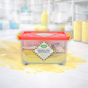 SABER Chemical Spill Response Kit 15L Portable Acid Absorbent Emergency Cleanup Set for Laboratory Workshop - Product Image 1