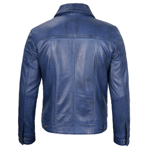 Top Hot Premium Quality <b>Leather</b> <b>Jacket</b> for Men Style with 100% Original Cow Hide <b>Leather</b> <b>Jacket</b> OEM Serviced Customized - Product Image 2