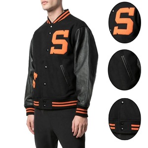 Wholesale Custom latest designs Long Sleeve <b>Baseball</b> Varsity <b>Jacket</b> Professional quality varsity <b>jacket</b> <b>for</b> <b>men</b> - Product Image 1
