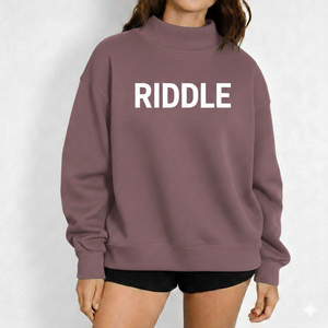 Sudadera de cuello alto holgada para mujer, estilo casual y urbano, de forro polar, ideal para invierno, con tacto acogedor. - Product Image 4