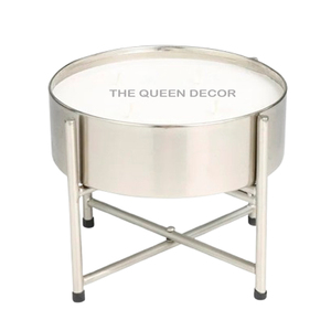 Vela de cera plateada hecha a mano en portavelas metálico con soporte, ideal para decoración de festivales y eventos, personalizable al por mayor. - Product Image 1