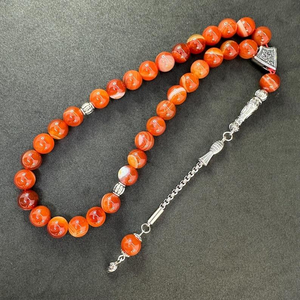 Tasbih en résine fait main pour la prière musulmane, perles religieuses traditionnelles - Product Image 4