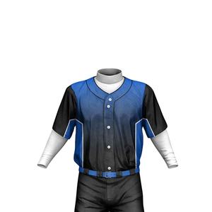 ชุดเบสบอลแบบใหม่ขายส่ง ชุดทีมสั่งทำพิเศษ ผ้าโพลีเอสเตอร์ 100% เทคโนโลยีระบายอากาศ กางเกงขาสั้นเอวยางยืด - Product Image 3