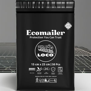 LOCO Ecomailer noir 25x35cm est idéal pour emballer les produits en toute sécurité, garantissant une livraison sans dommages à chaque fois. - Product Image 2