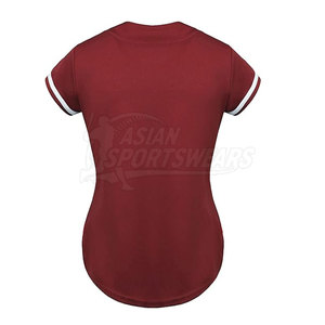 Camiseta de Softbol Cómoda para Usar Todo el Día con Tela Antibacteriana para Uniformes de Clubes Deportivos Profesionales - Product Image 3