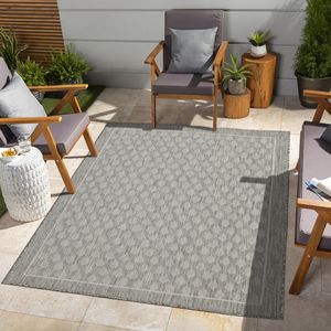 Sunshine GC_HAR2009 Argento 7 piedi 10 pollici X 10 piedi 3 pollici Tappeto per Interni/Esterni - Product Image 1